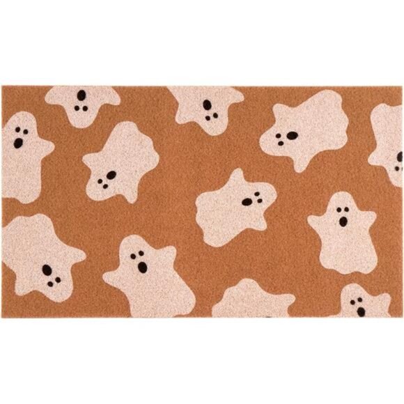 Boo Ghosts Halloween Door Mat Halloween Welcome Doormat Fall Door Mat - Picture 1 of 7